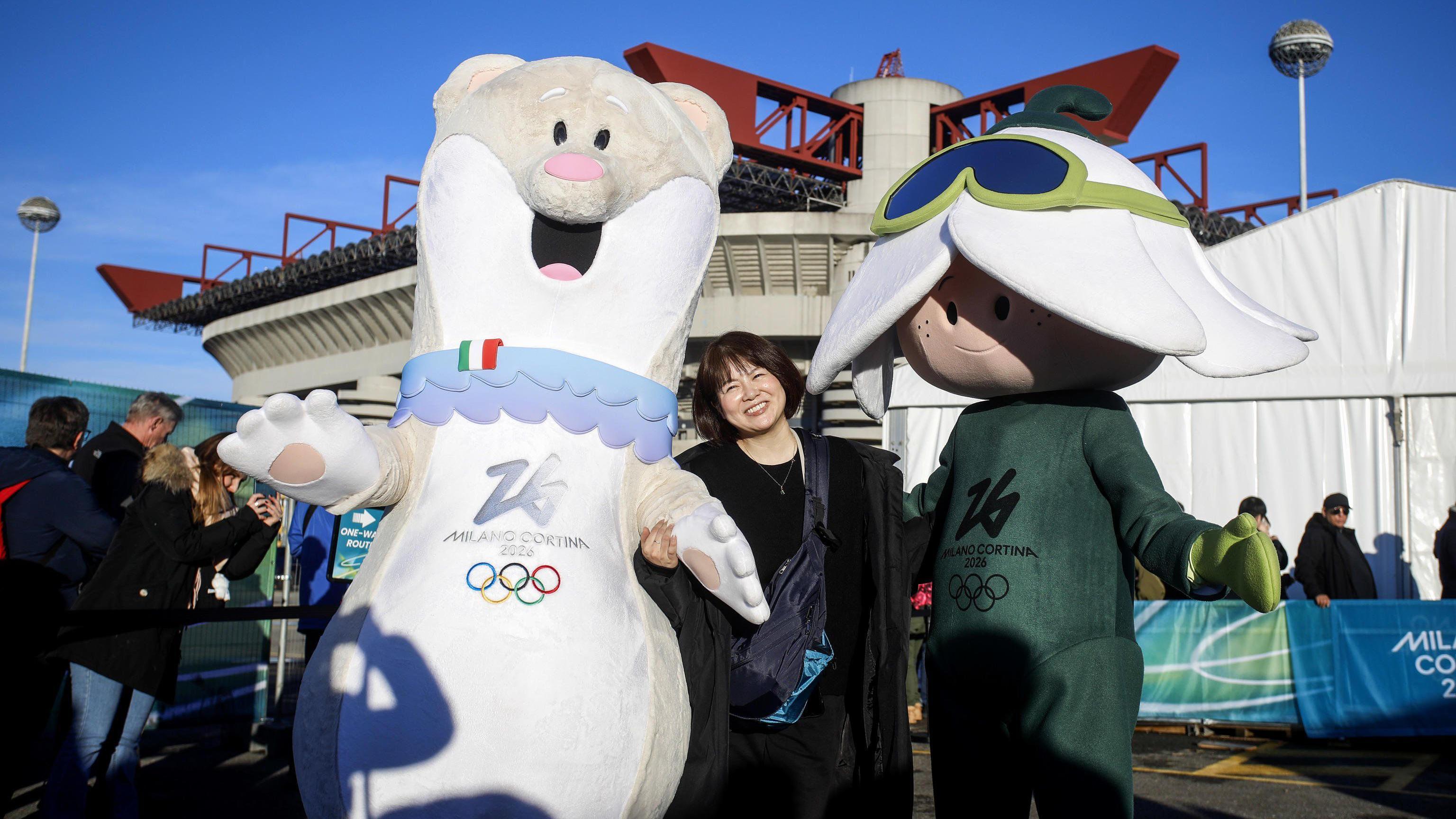 Winter Olympics: Build-up to opening ceremony for Milan-Cortina Games