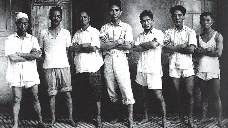 Integrantes do Shindo Renmei.