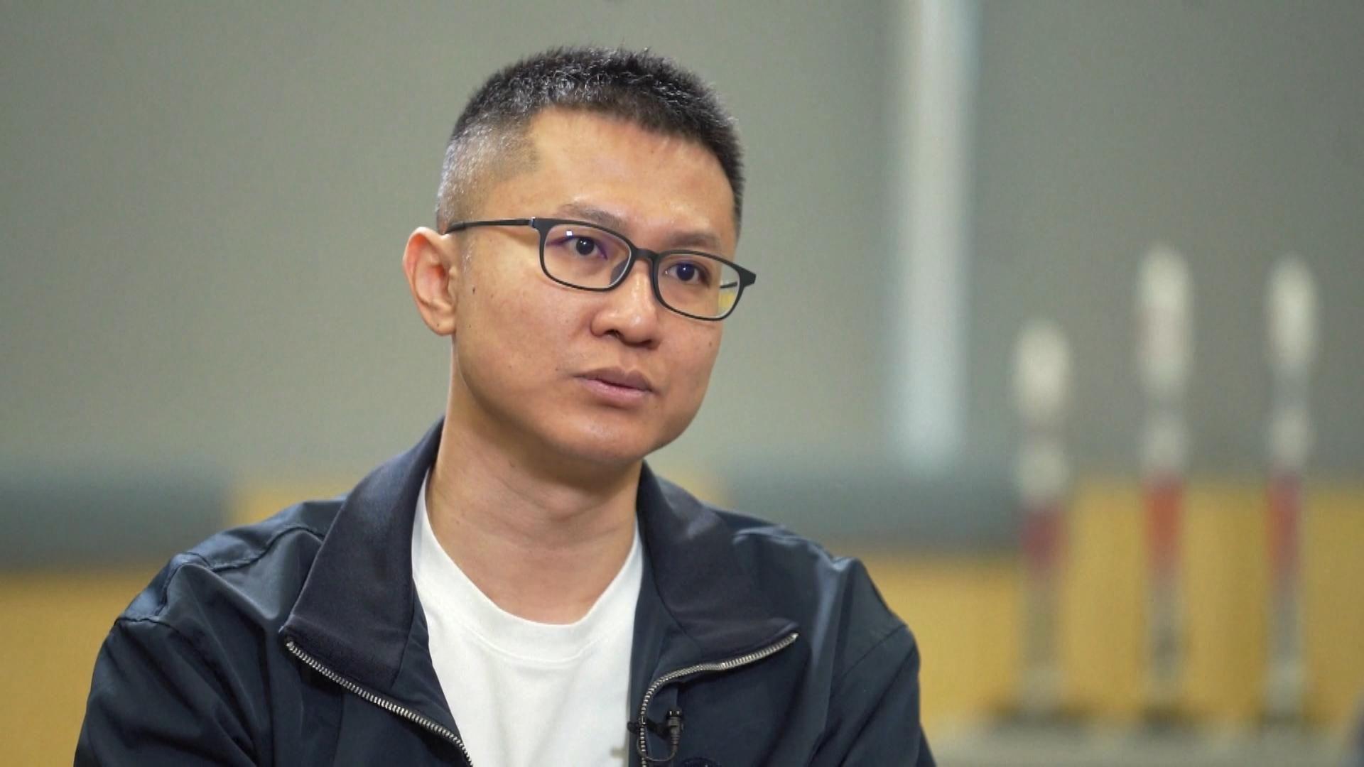 藍箭航天朱雀三號任務總指揮戴政接受中國央視訪問（中國中國中央電視台截屏12/2025）