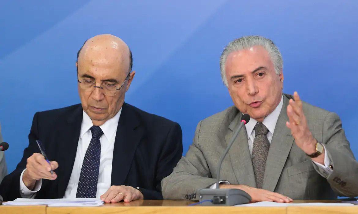 Henrique Meirelles e Michel Temer