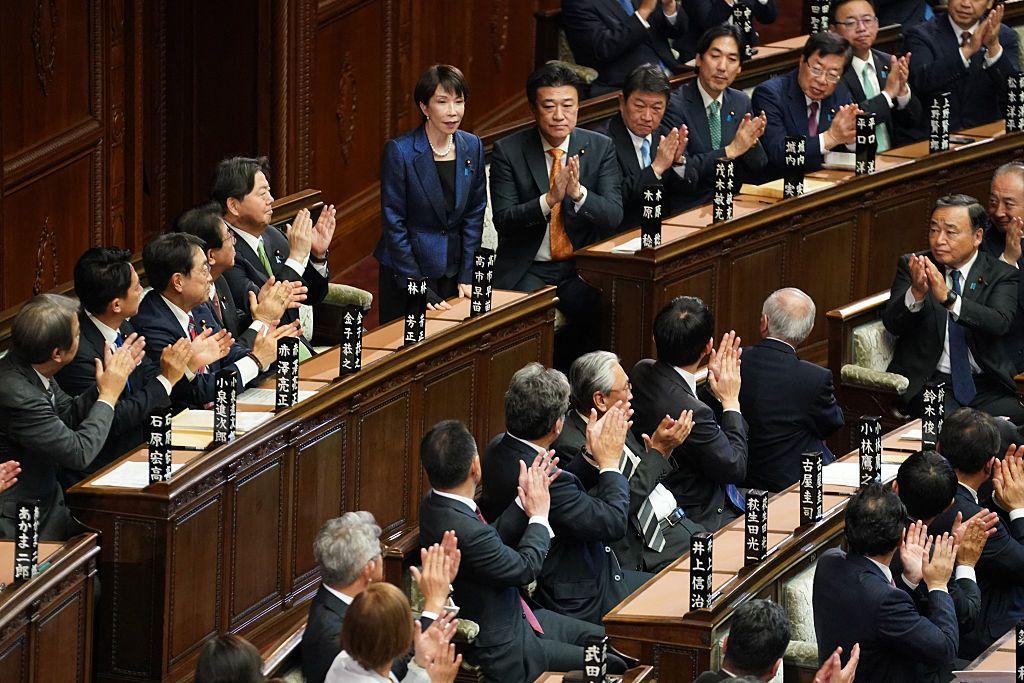 La ceremonia de investidura de Sanae Takaichi el 18 de febrero de 2026.
