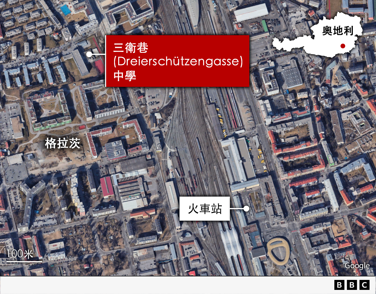 槍擊案地圖