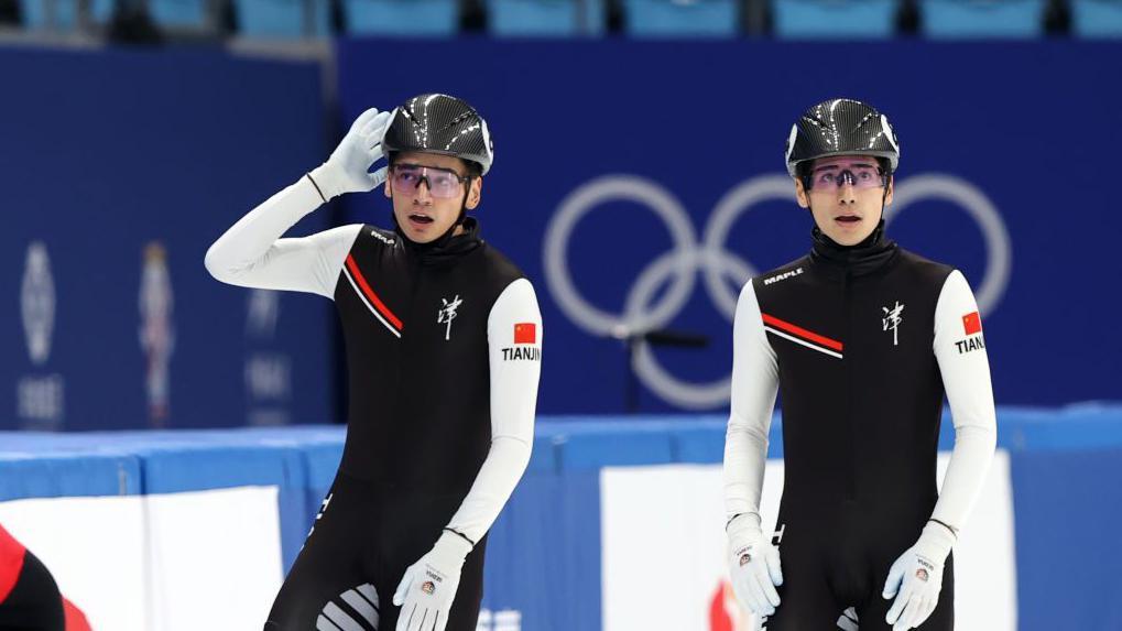 2023年4月2日，在北京首都體育館舉行的全國短道速滑錦標賽第3比賽日，代表天津隊的劉少林與劉少昂在男子1000米決賽後作出反應
