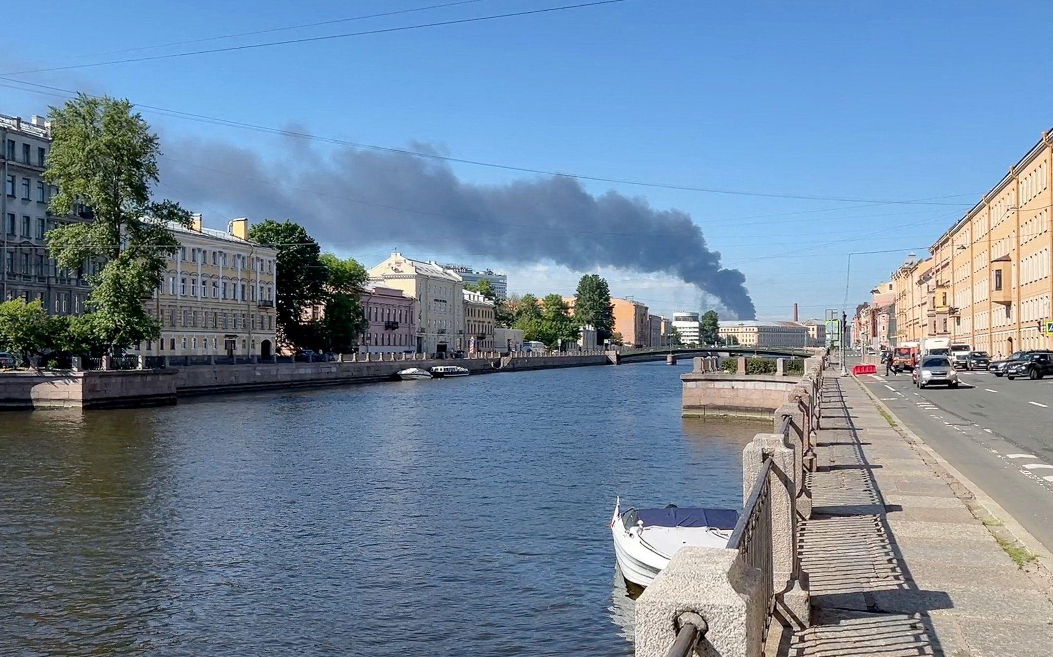 ukrajinski napad na Sankt Peterburg