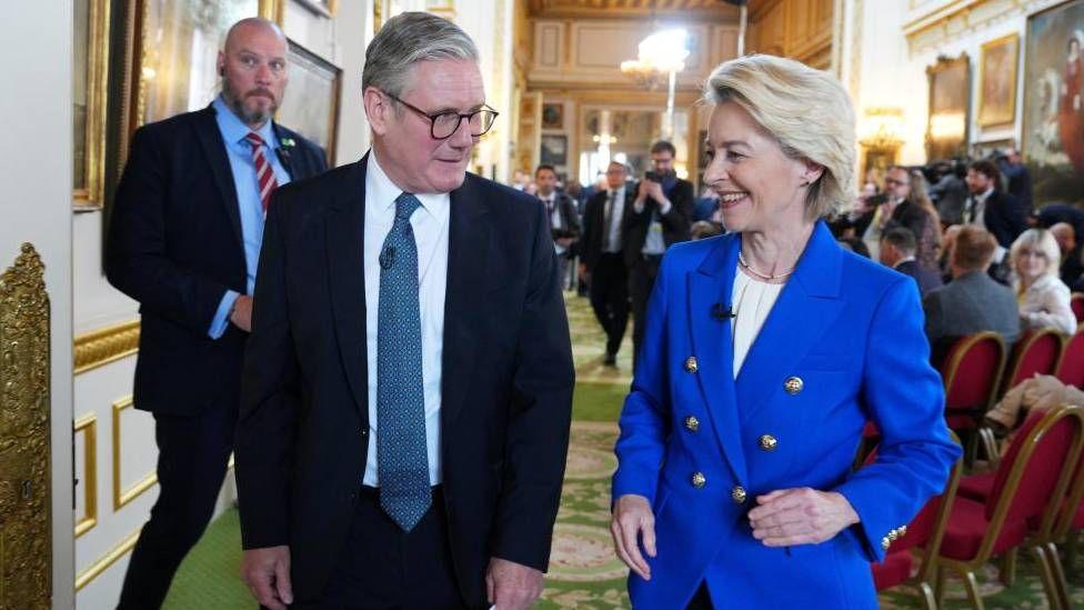 UK-EU deal a 'win-win', Starmer says, as Badenoch brands it a 'sell-out'