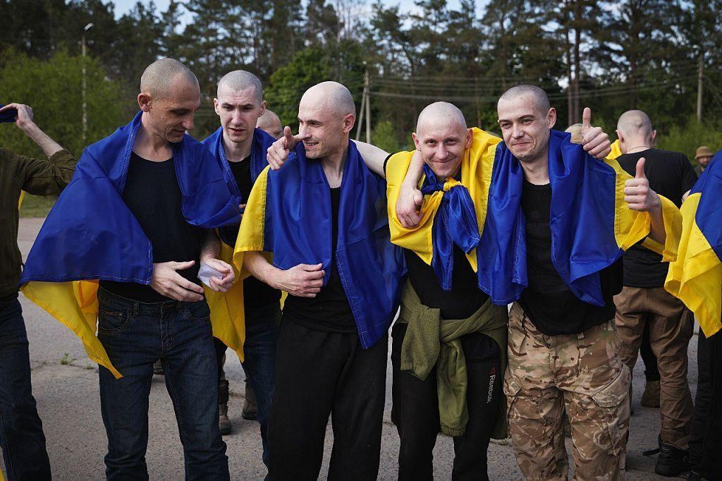 Prisioneros de guerra de Ucrania.
