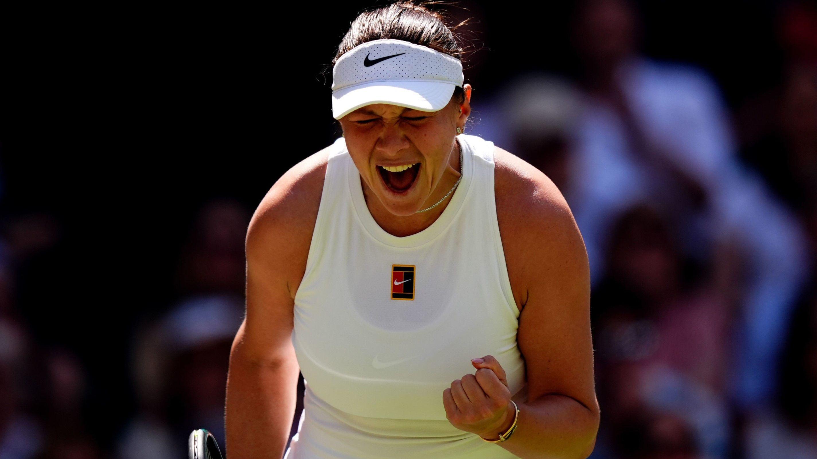 Wimbledon semi-finals: Anisimova takes high-quality first set against Sabalenka