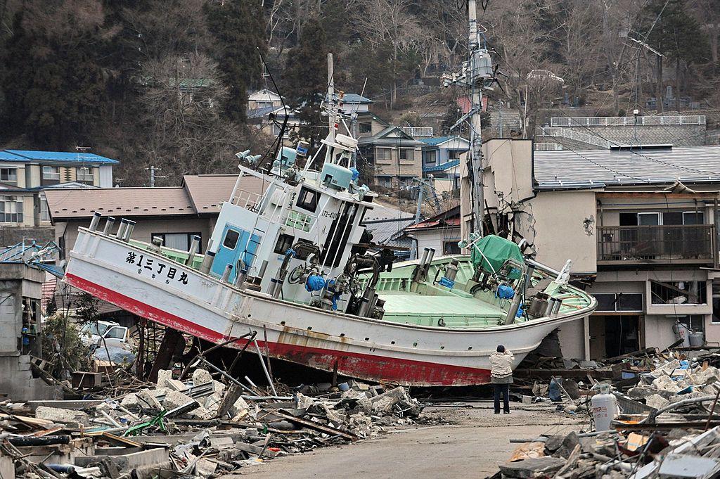 La destrucción en la ciudad pesquera de Morioka, en la costa del Pacífico de la isla de Honshu, tras el tsunami.