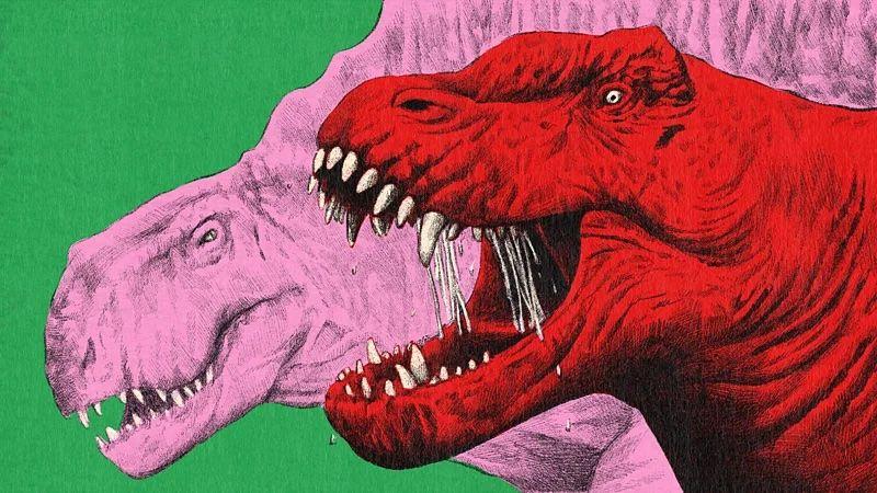 Ilustración de dinosaurios