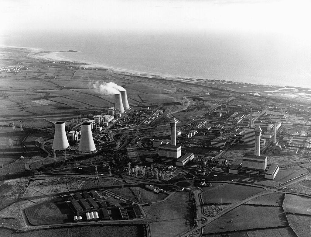 La central de Windscale en 1957.
