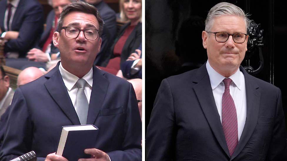 Andy Burnham sworn in as new MP after Starmer announces resignation