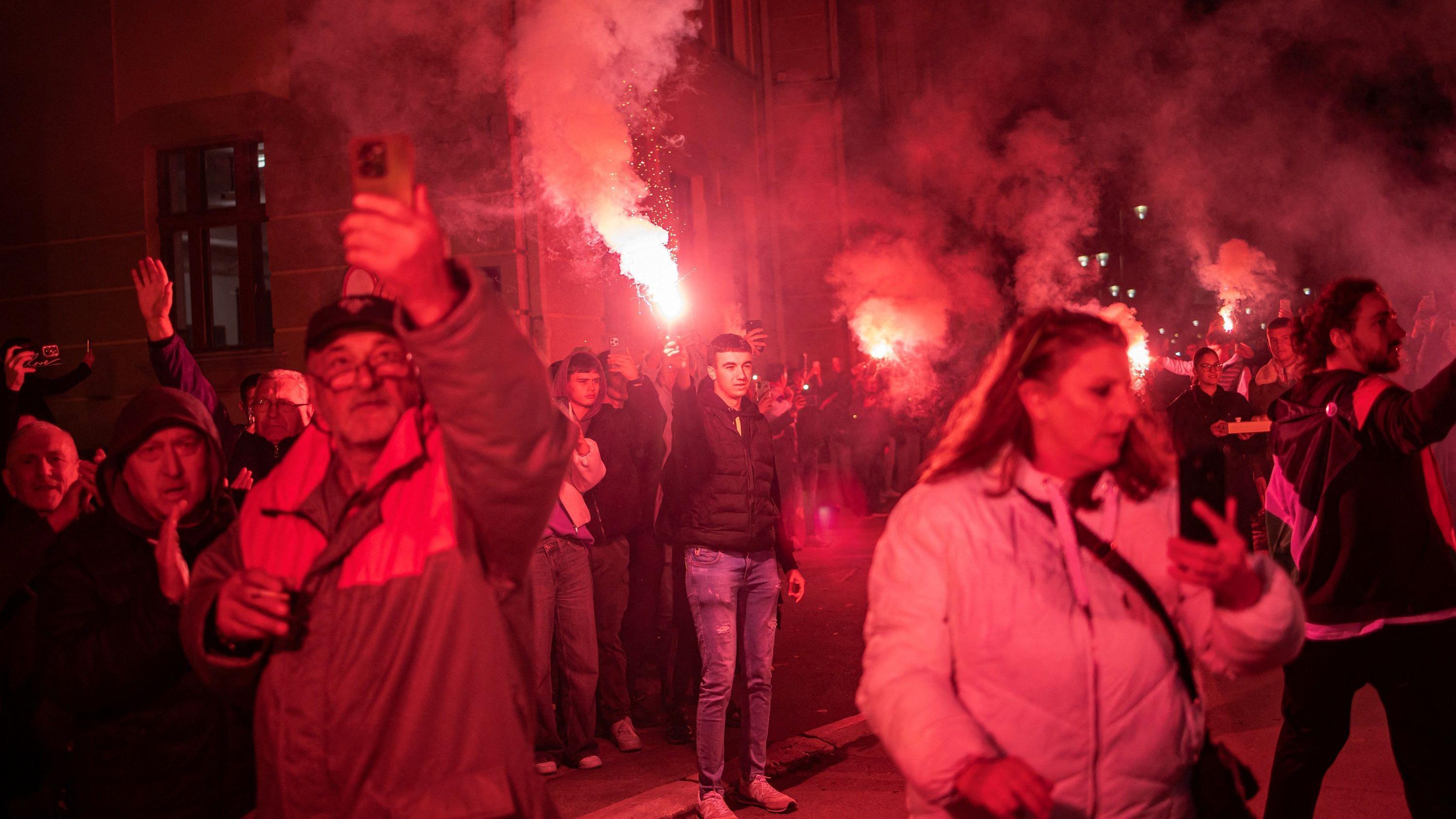 Doček novopazarskih studenata u Čačku
