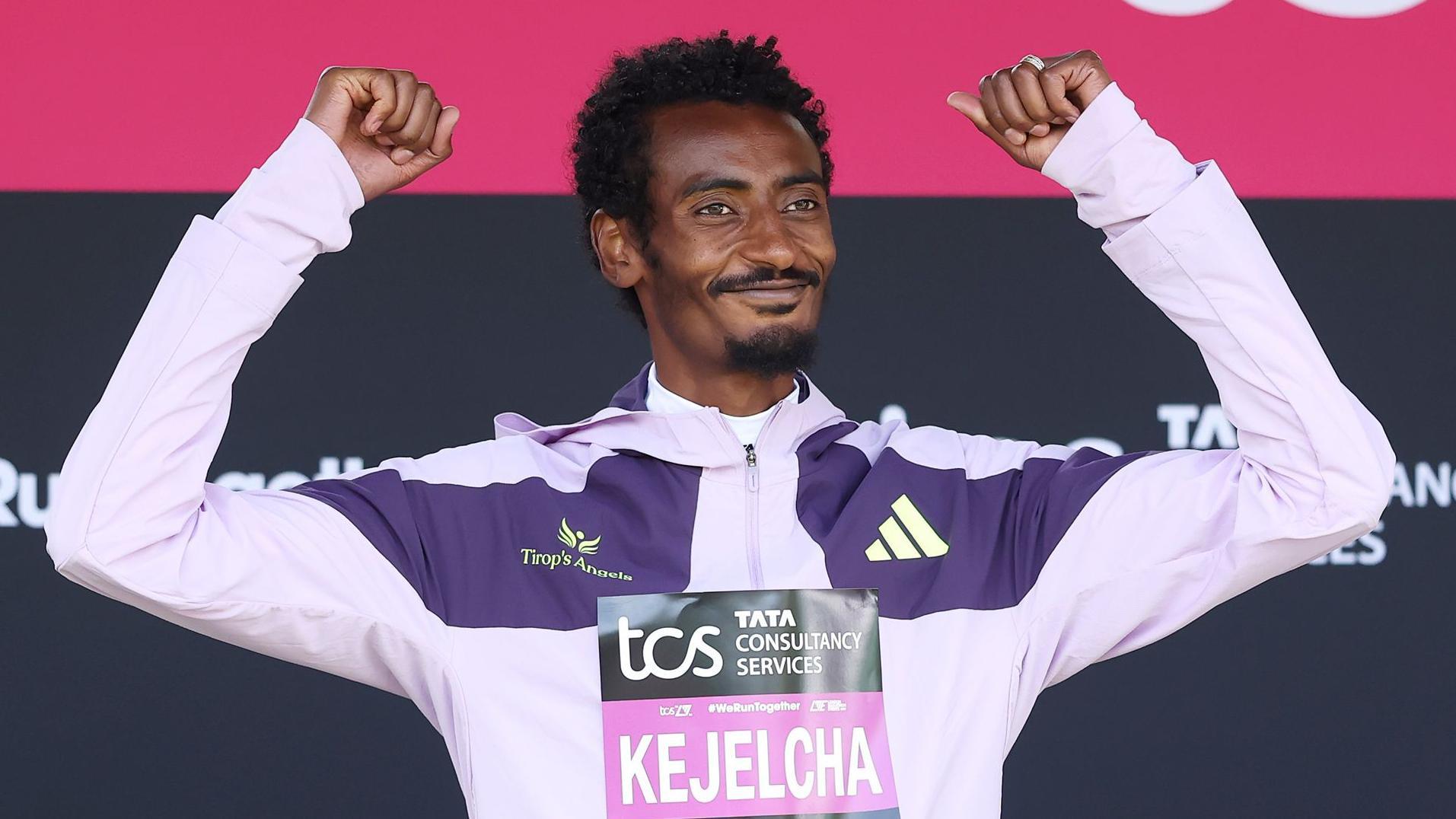 Kejelcha breaks mens half marathon world record by 29 seconds