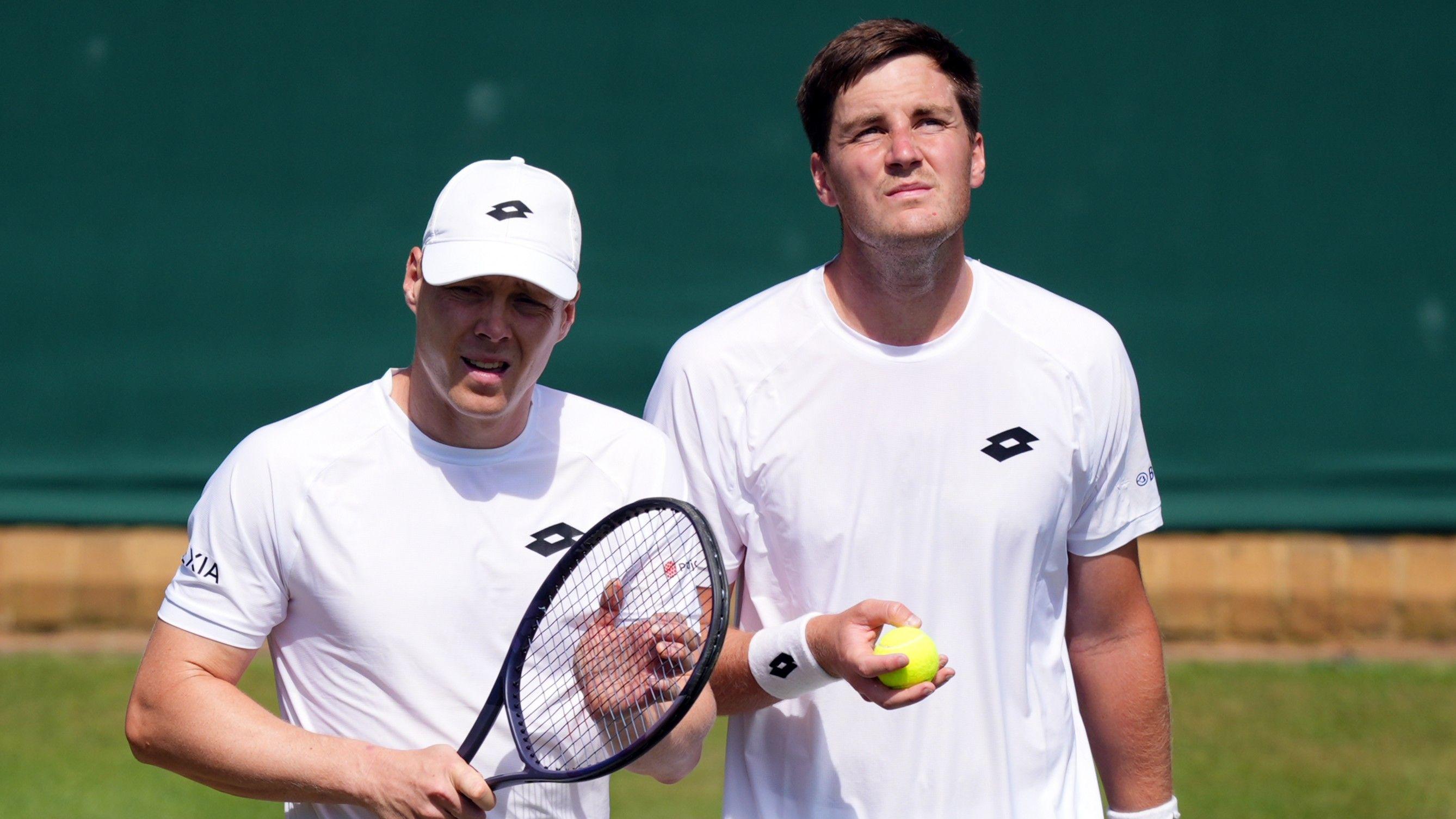 Watch Wimbledon: Top seeds Patten and Heliovaara in mens doubles action