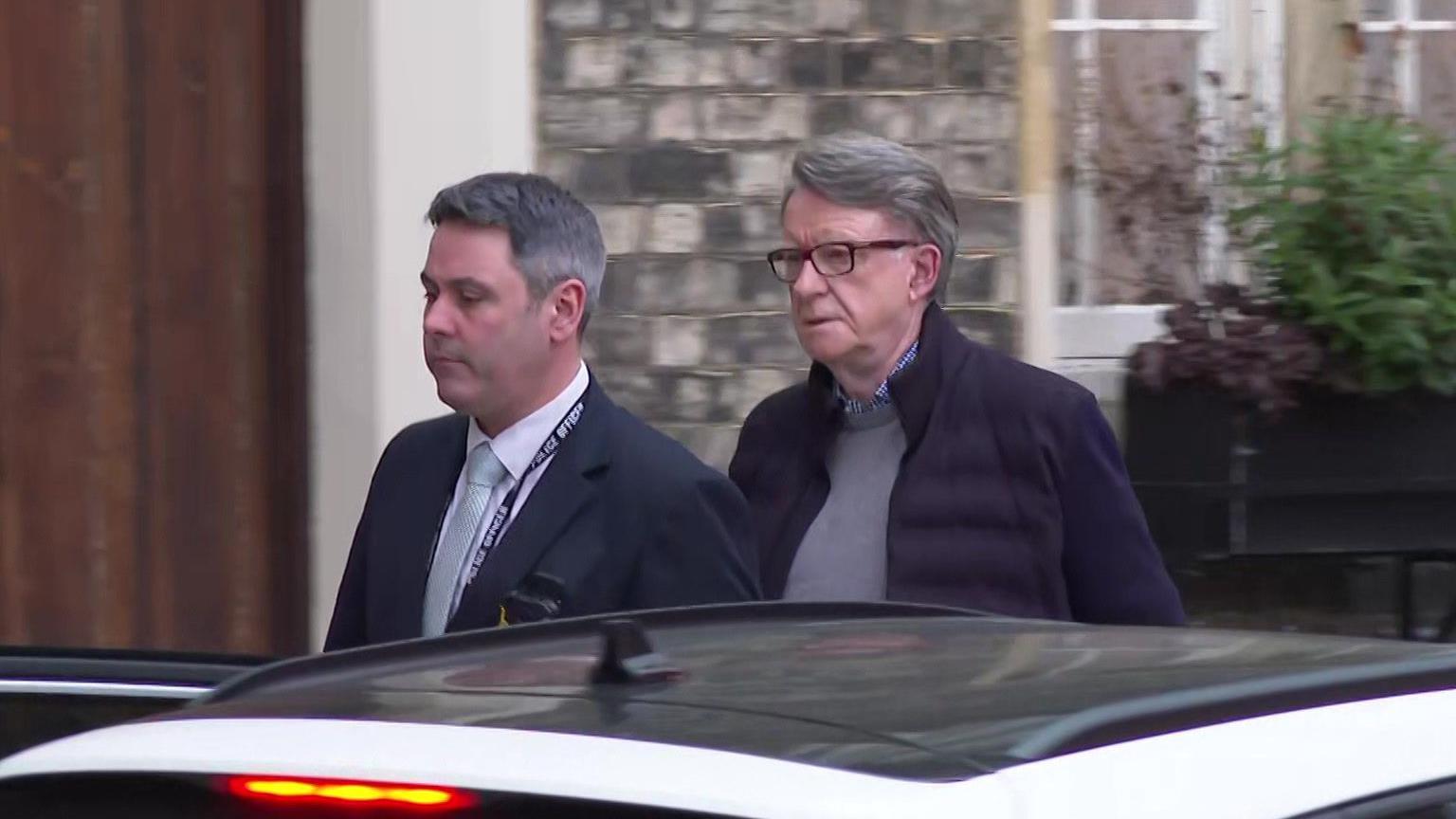 Mandelsons lawyers say he was arrested over baseless claim he was a flight risk