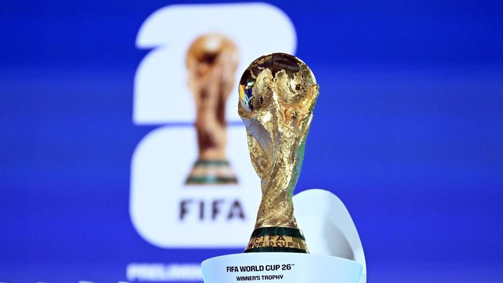 El trofeo de la Copa Mundial de la FIFA