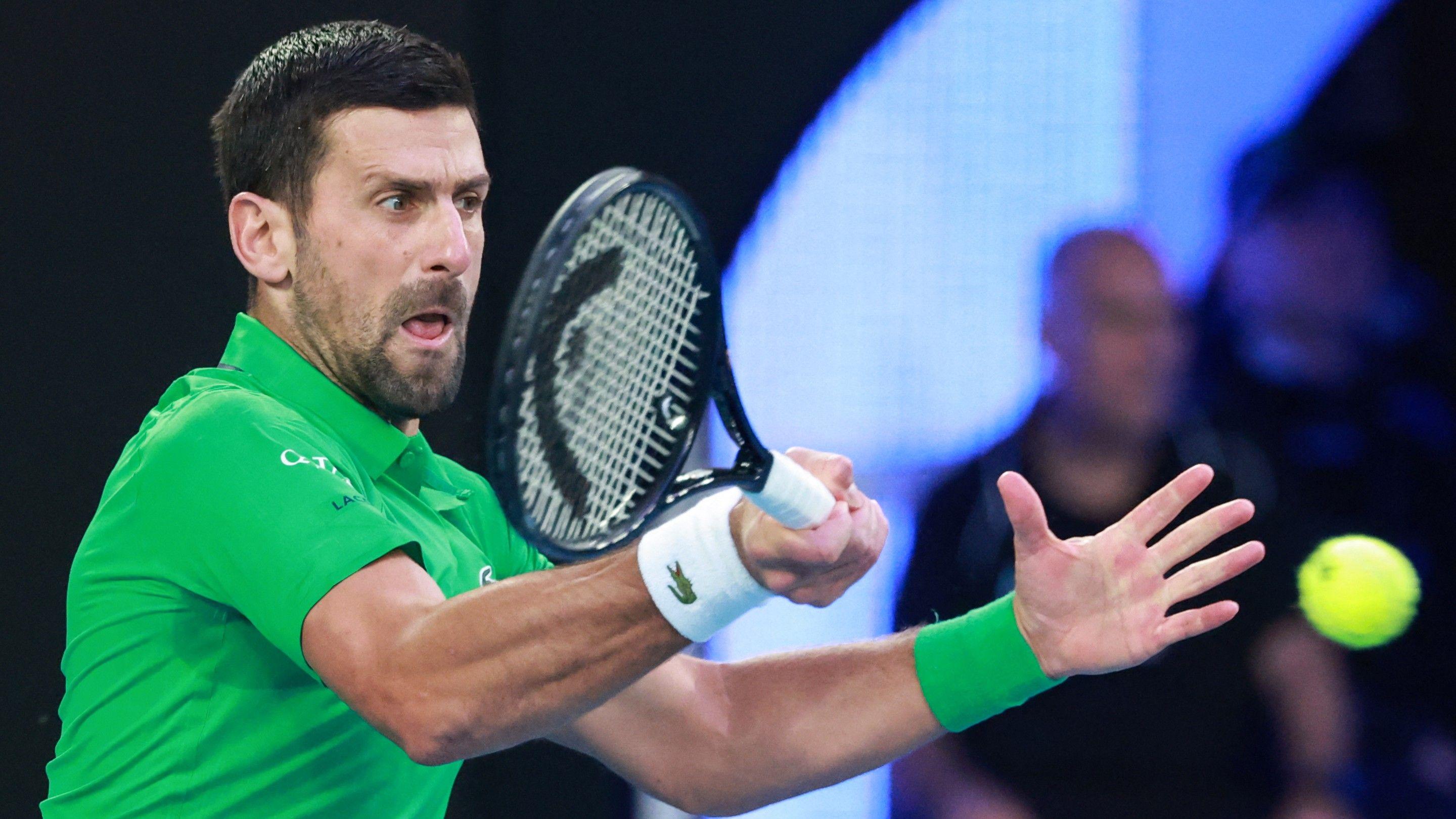 Australian Open final: Djokovic and Alcaraz on serve in early stages - listen & follow