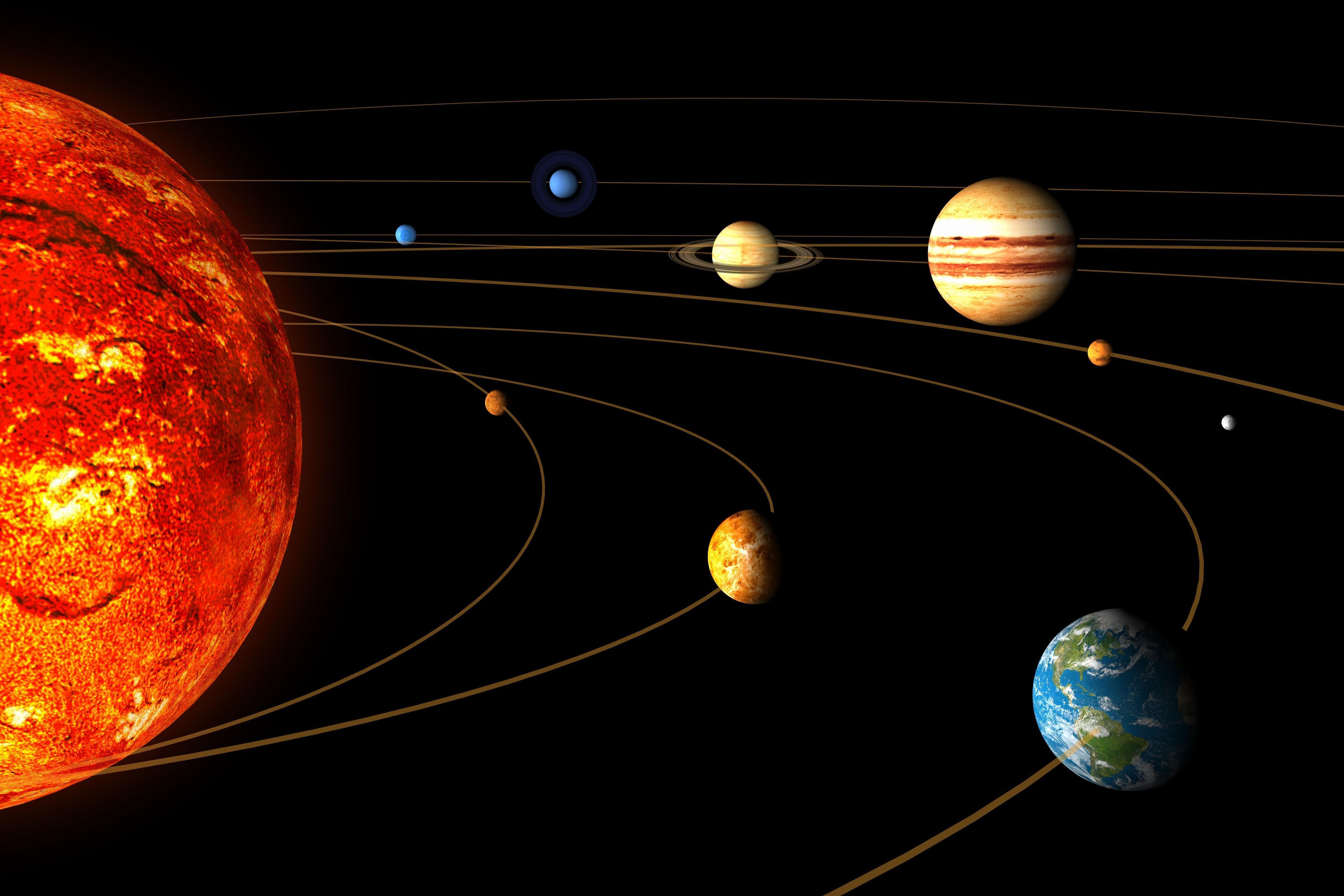 Ilustracija Sunčevog sistema