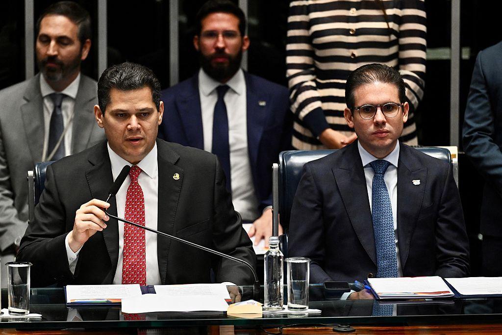 Alcolumbre e Hugo Motta