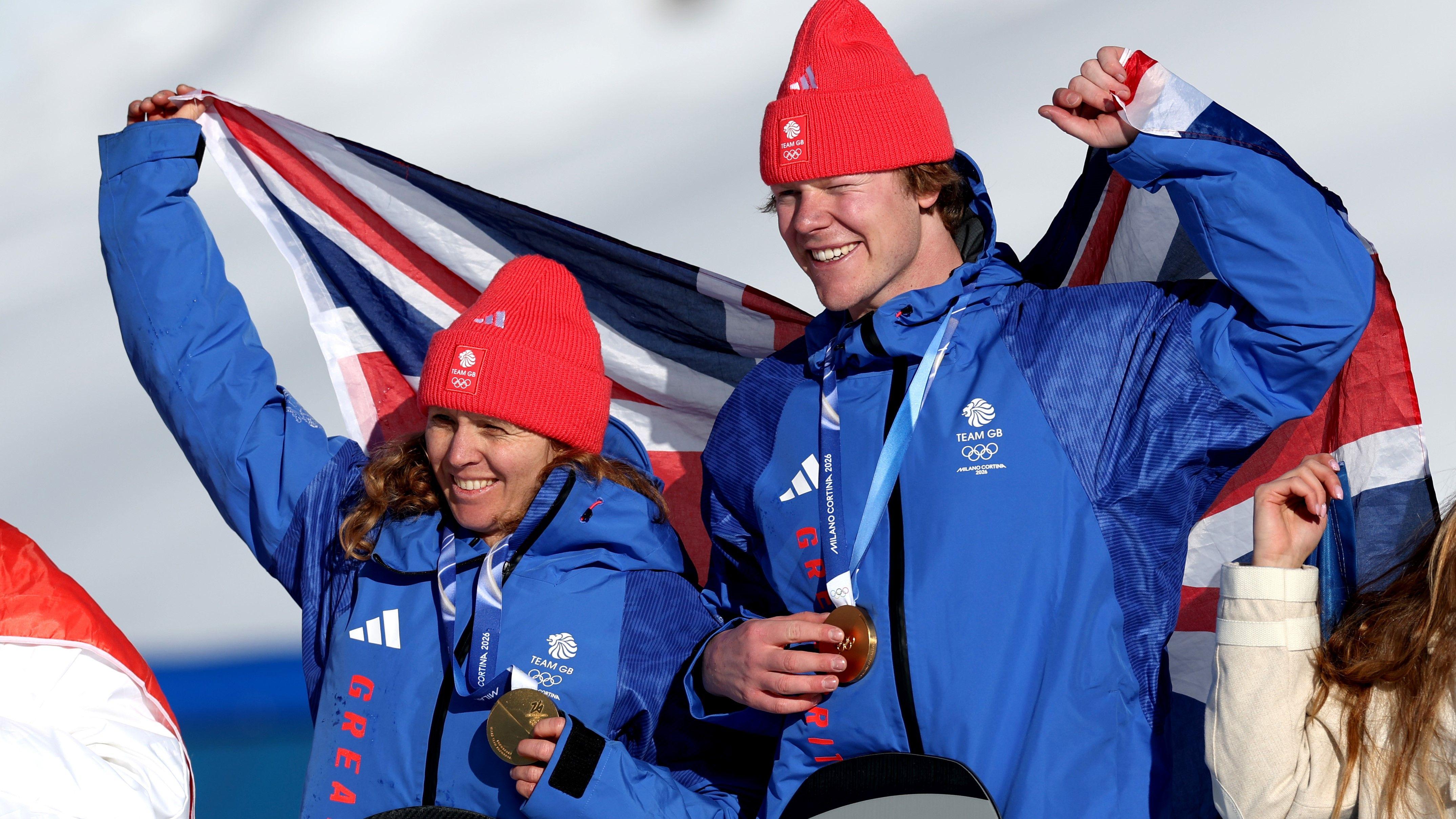 Winter Olympics: Gold for GBs Bankes and Nightingale in snowboard cross