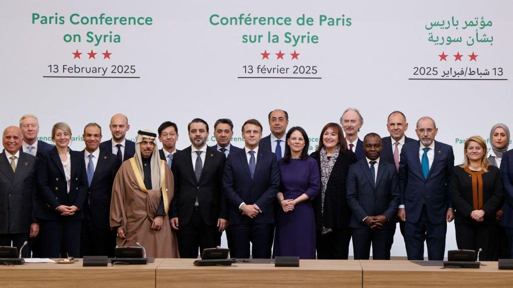 صورة من مؤتمر باريس حول سوريا فبراير/شباط 2025