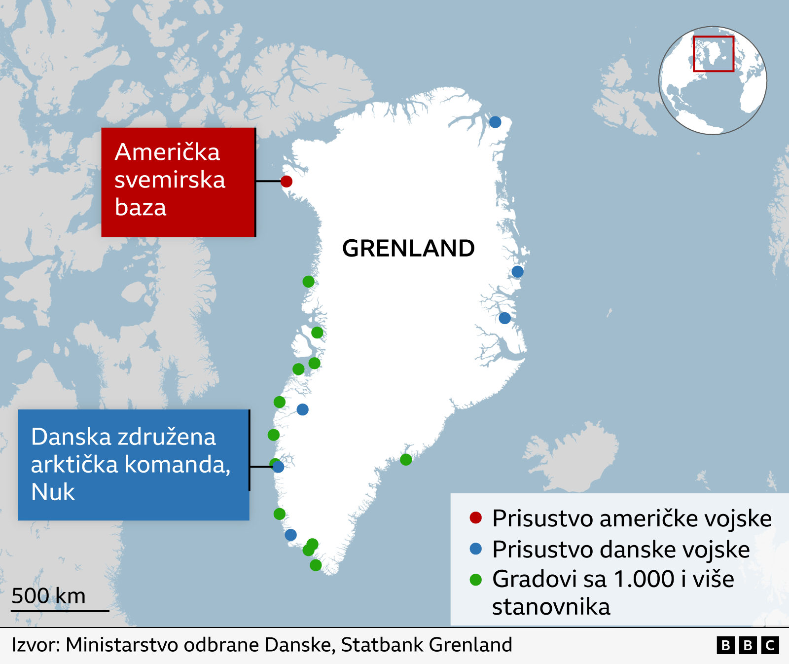 grenland, vojne baze na grenlandu