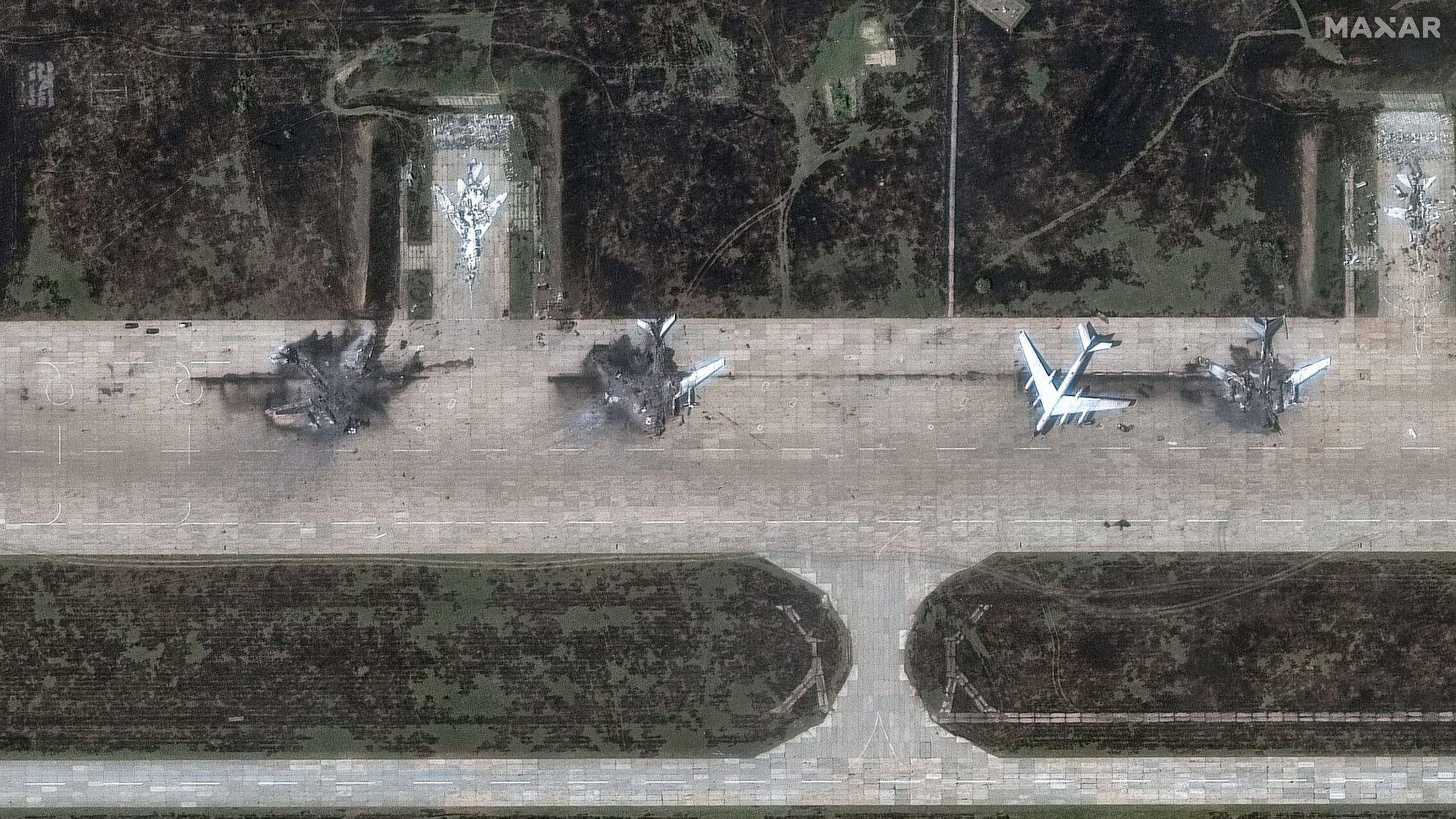 Base aérea de Belaya tras la Operación Telaraña