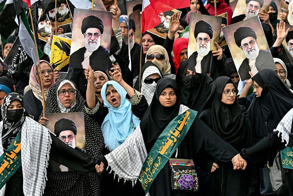 Una manifestación proiraní en Pakistán