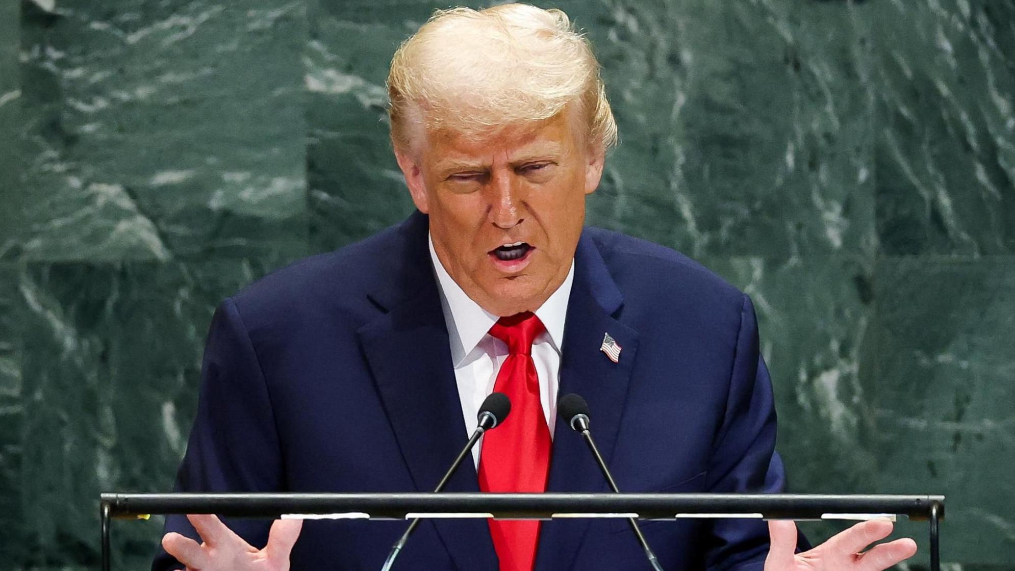 Trump takes aim at other countries' border and climate policies in wide-ranging UN speech