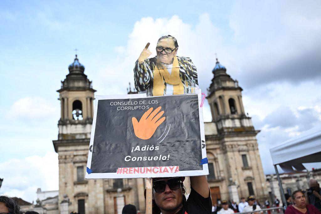Protesta contra Consuelo Porras