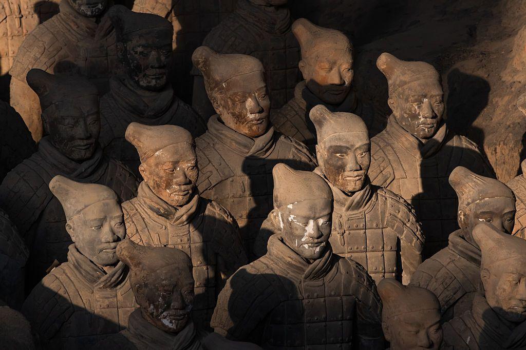 西安的兵馬俑