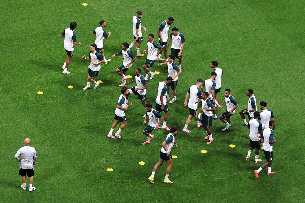 لاعبو المنتخب السعودي