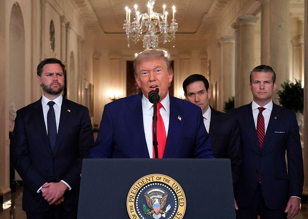 JD Vance, Donald Trump, Marco Rubio y Pete Hegseth.