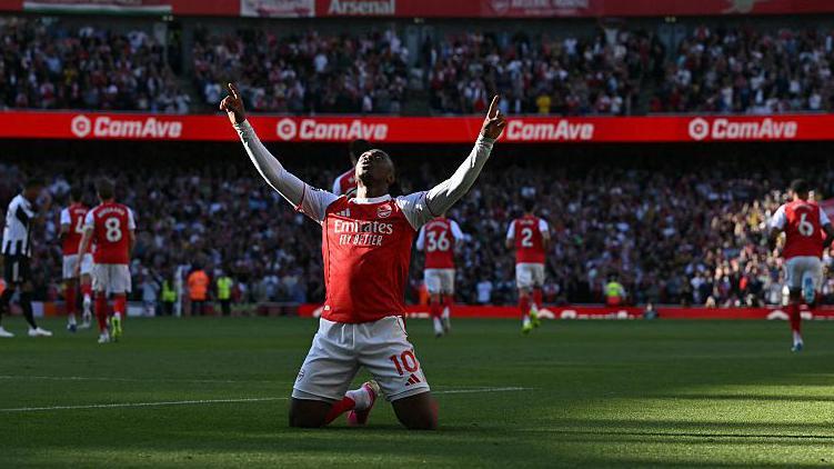 Premier League: Eze gives Arsenal early lead against Newcastle