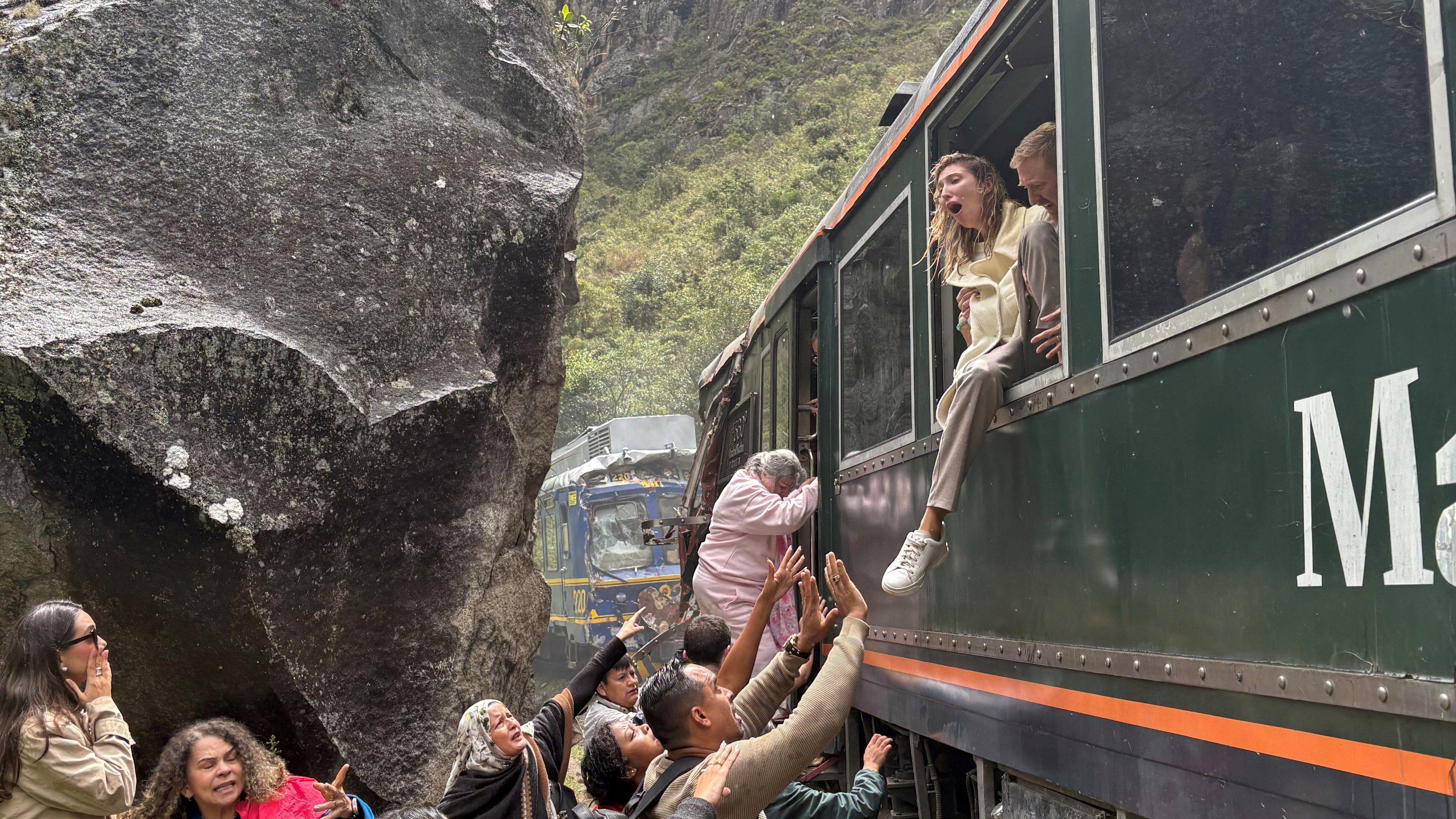 Passenger describes chaos after head-on Machu Picchu train collision