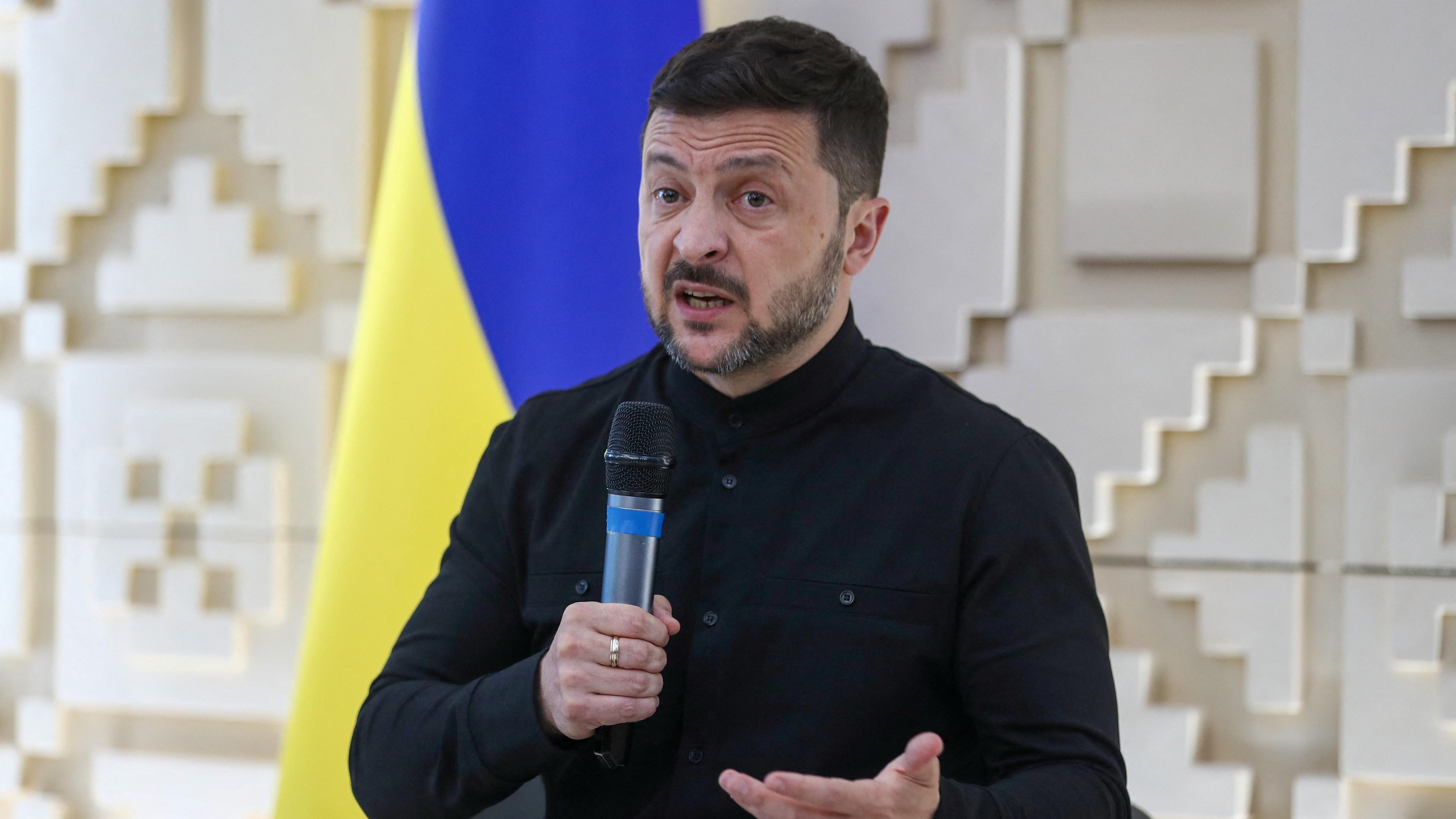 Zelensky to send defence minister to talks on Ukraine but says Russia 'not serious' about peace