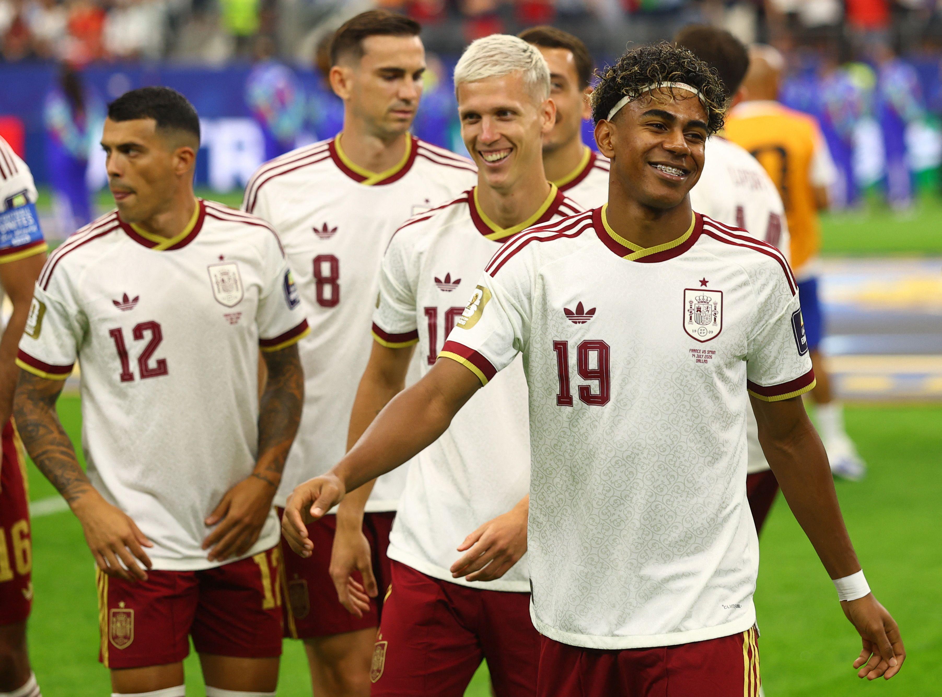 lamin jamal, dani olmo, fudbaleri španije