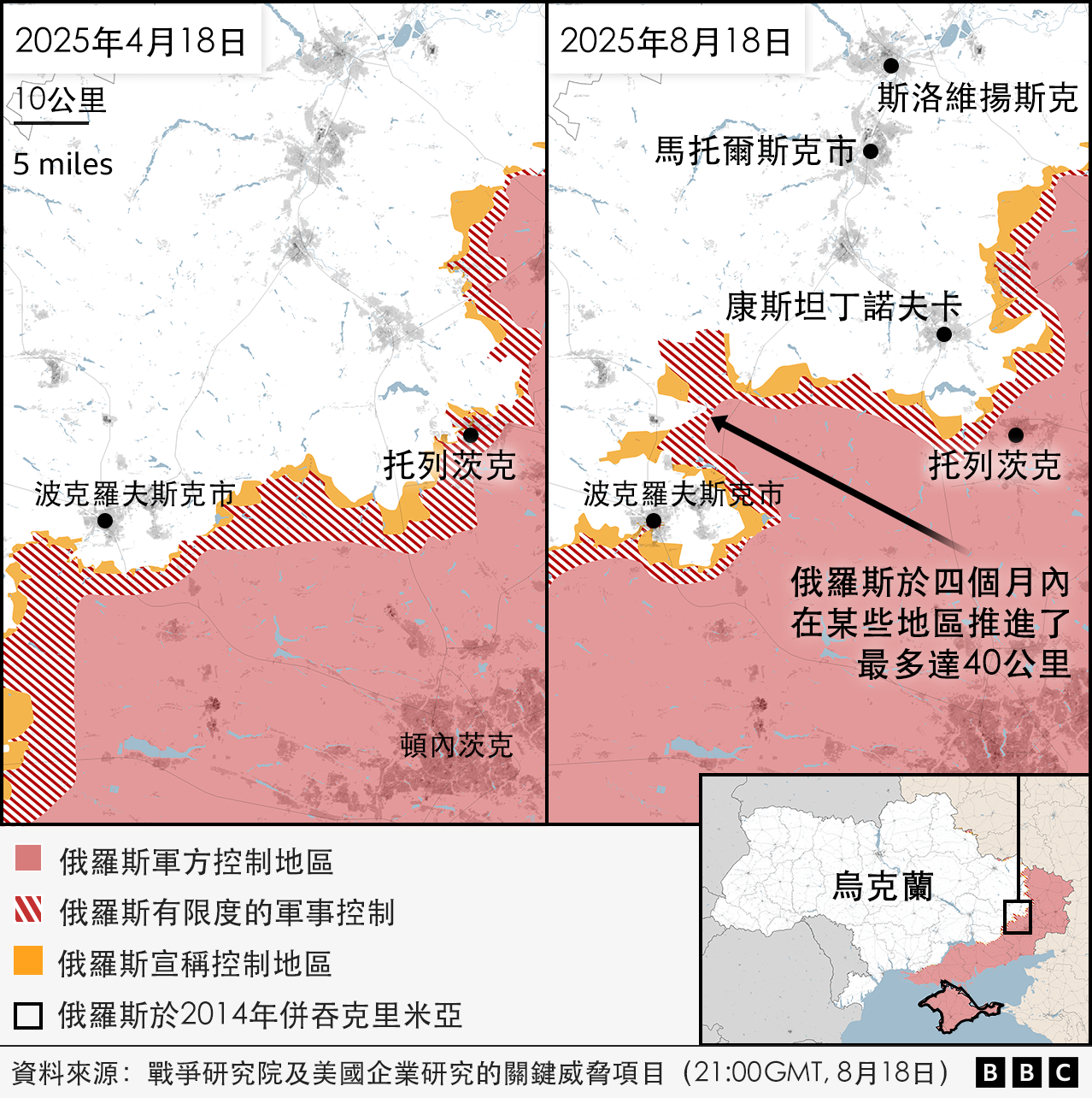 頓內茨克附近地區的製圖