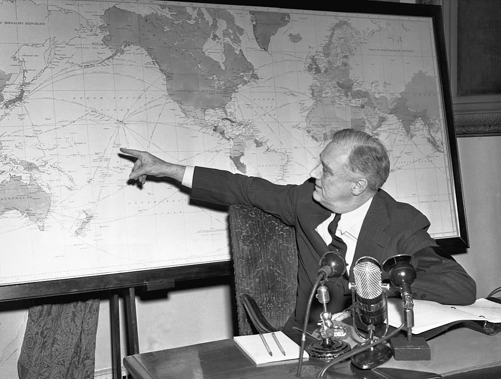  US President Franklin D. Roosevelt