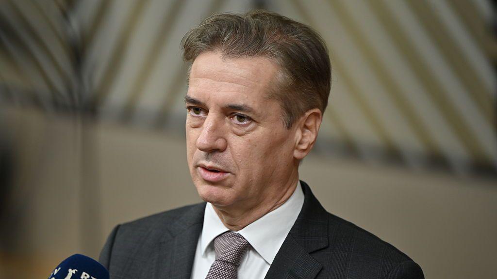 O primeiro-ministro da Eslov&ecirc;nia, Robert Golob