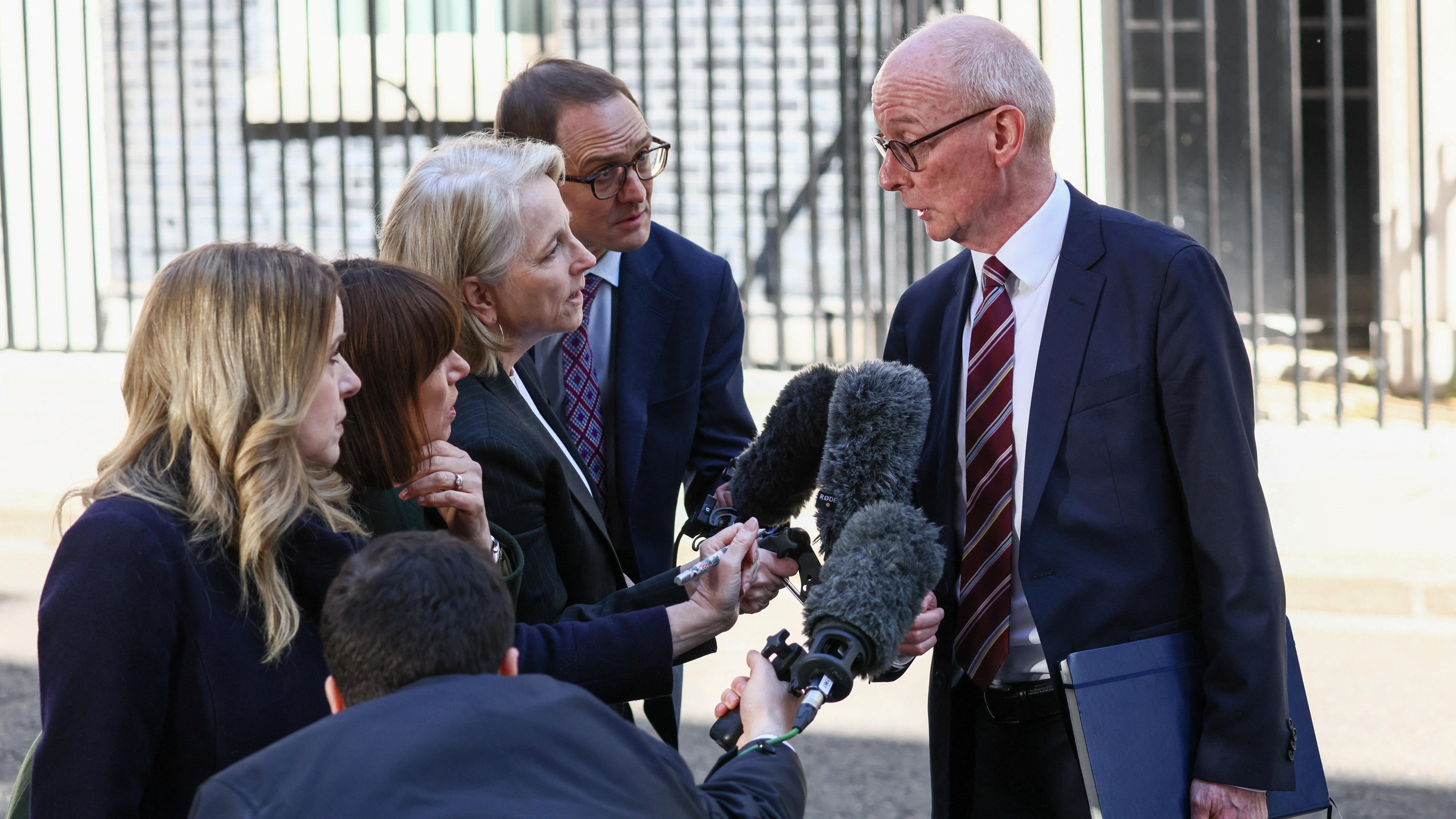 Starmer allies voice support as they leave cabinet meeting after PM says he will 'get on with governing'