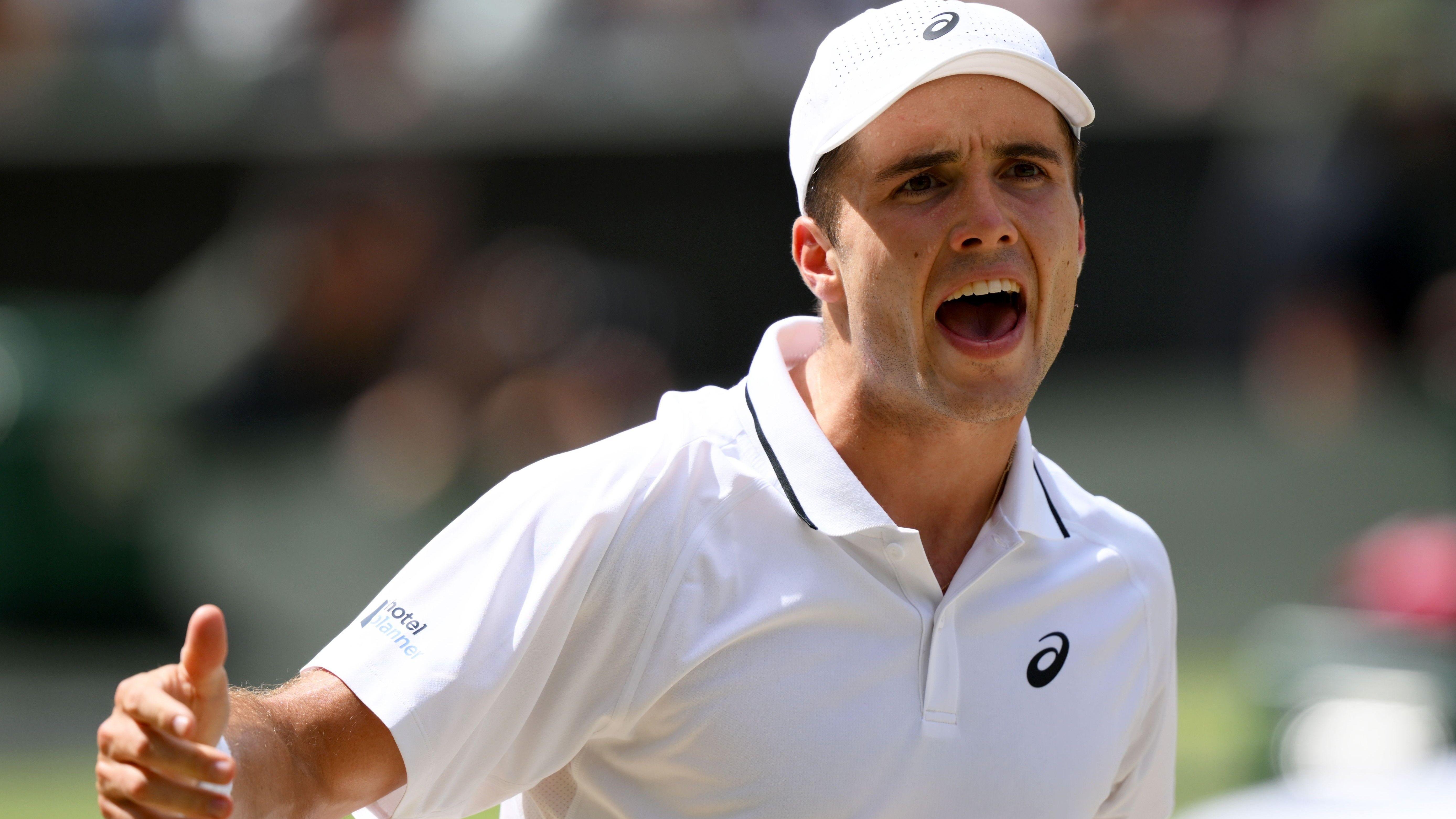 Watch Wimbledon semi-finals: GBs Fery behind but battling against Zverev
