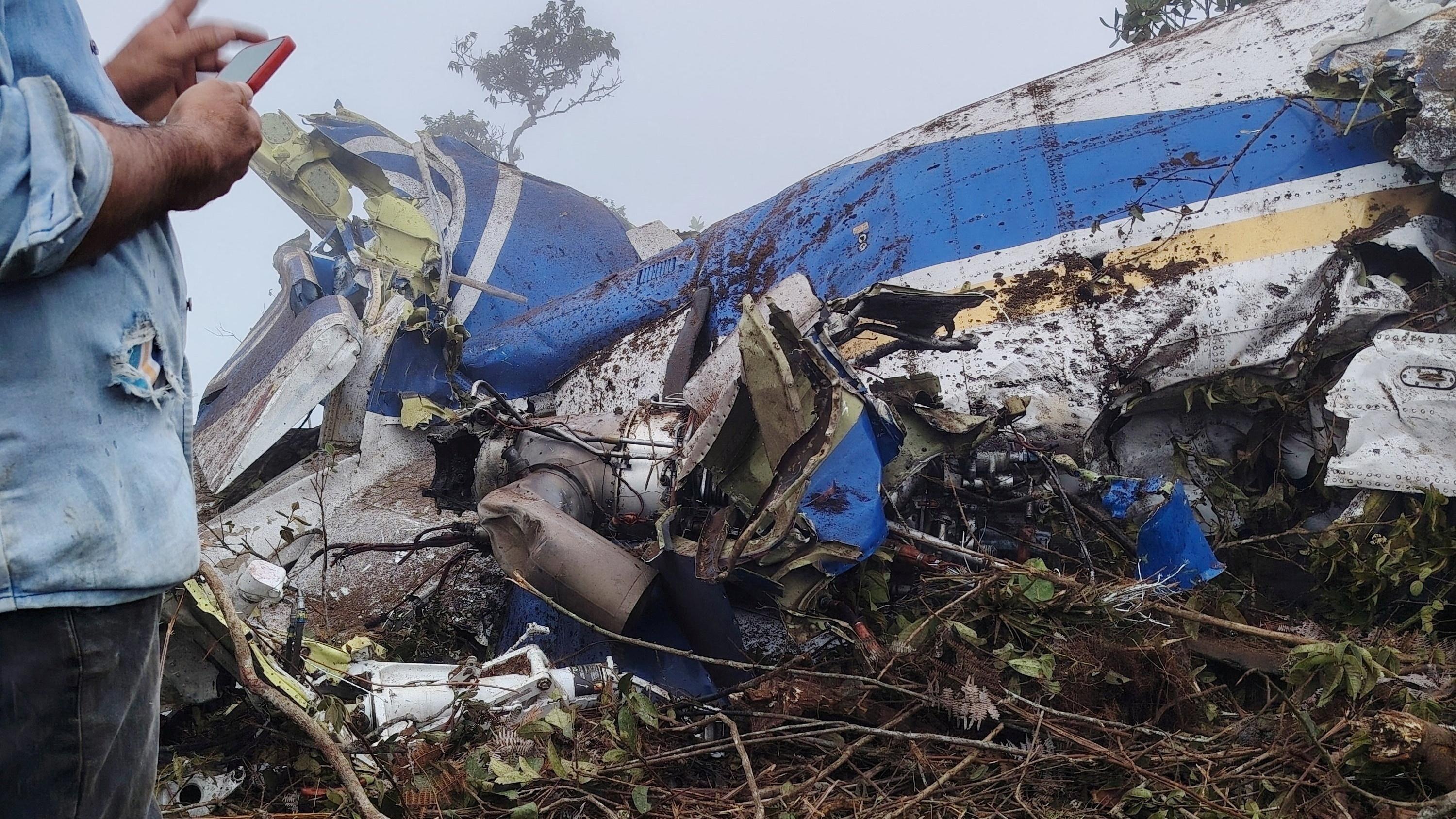 Plane crashes in Colombia, killing all 15 on board