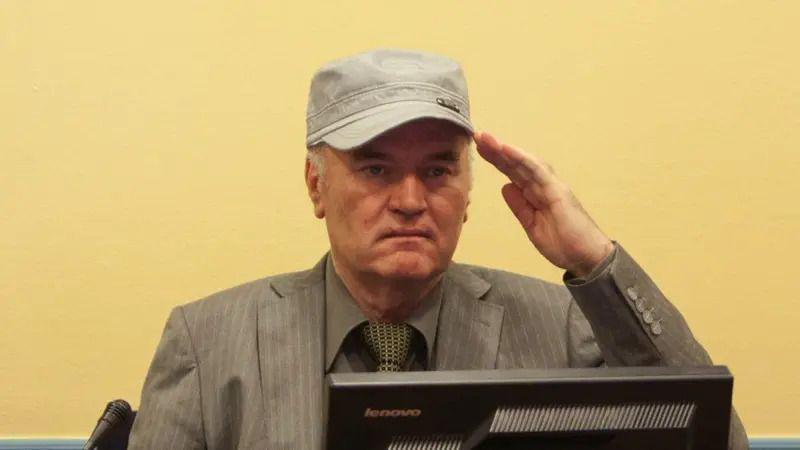 Ratko Mladić u sudnici u Hagu