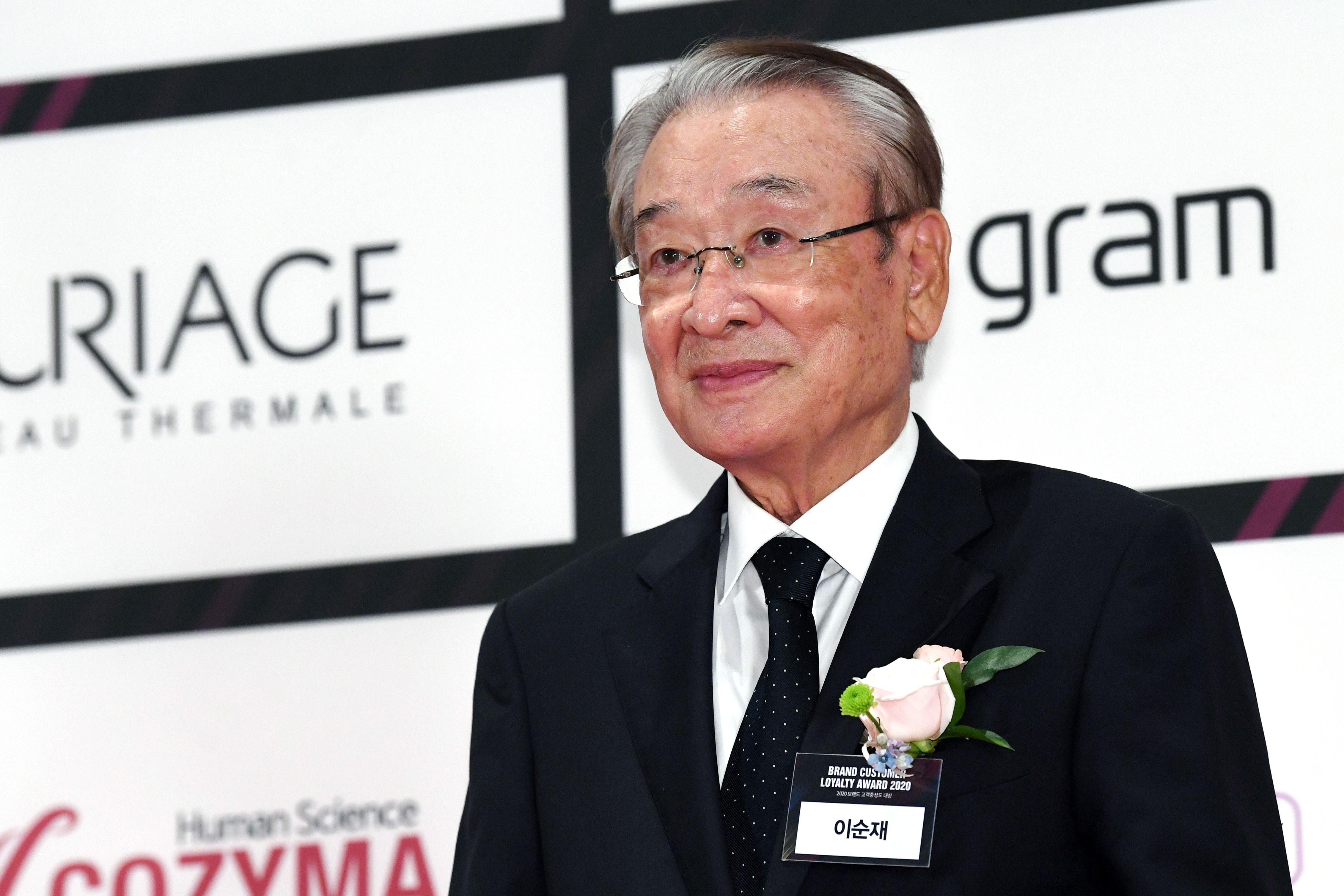 2020년 한 시상식에 참석한 배우 이순재의 모습