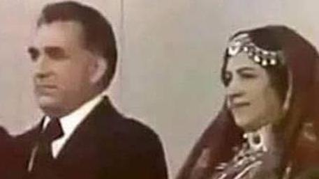 پتمنہ امین اپنے شوہر حفیظ اللہ امین کے ساتھ