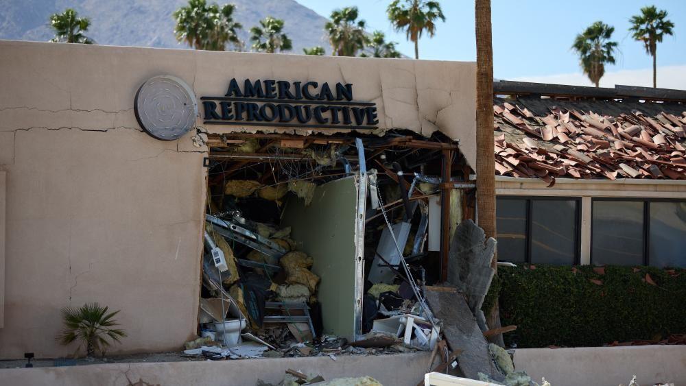 Fatal blast near Palm Springs fertility clinic act of terrorism - FBI