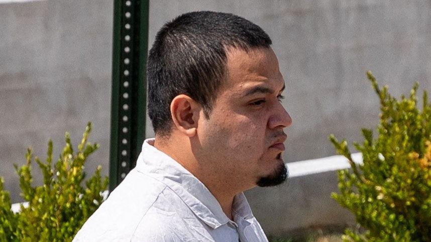 Kilmar Ábrego al ser puesto en libertad