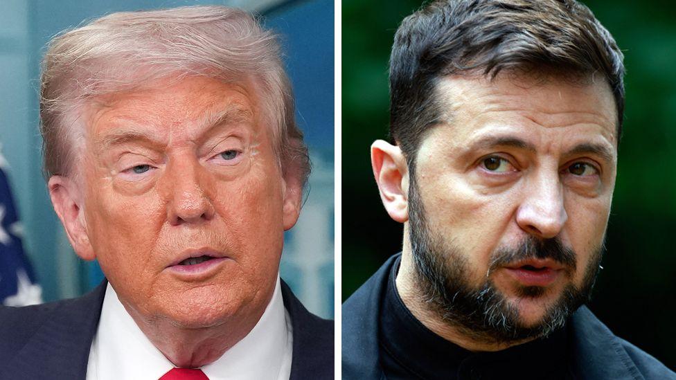 Trump says European leaders 'want to see deal done' on Ukraine ahead of call with Zelensky