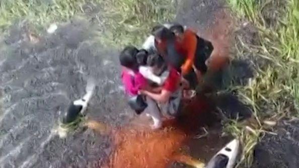 Five people survive 36 hours in alligator-infested swamp after plane crash